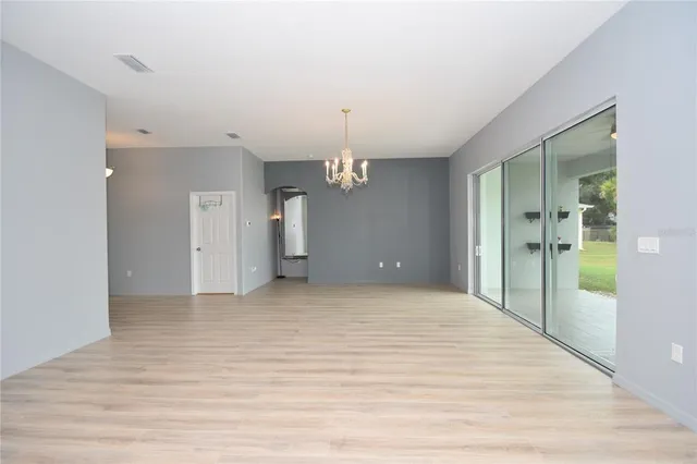 wooden floor in an empty room