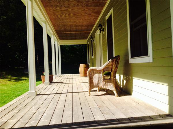 82 Shaw Road Goshen, MA 01330 - Photo 8 of 29 a view of sitting area with furniture and garden