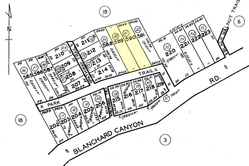 0 Park Trail Tujunga, CA 91042 - Photo 9 of 14 a close up of a street sign
