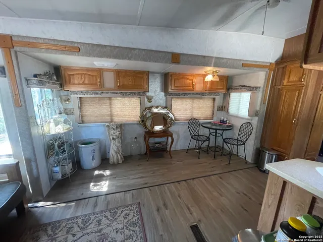 a room with storage and utility