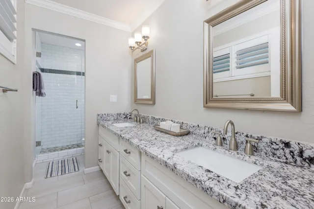 a view of a patio with a yard