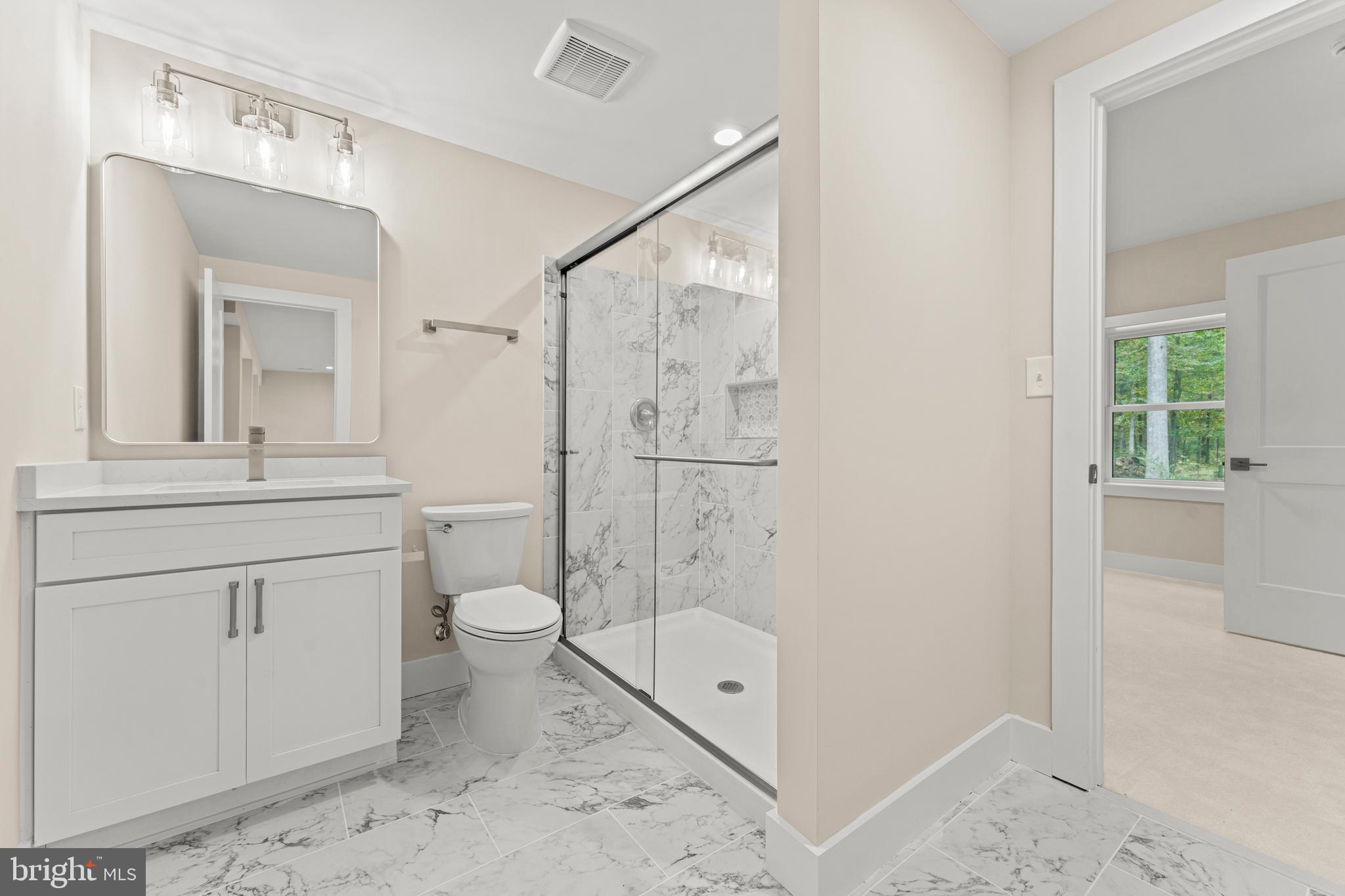 5725 Turner Road Broad Run, VA 20137 - Photo 47 of 57 Lower level Bathroom with Walk-in Shower