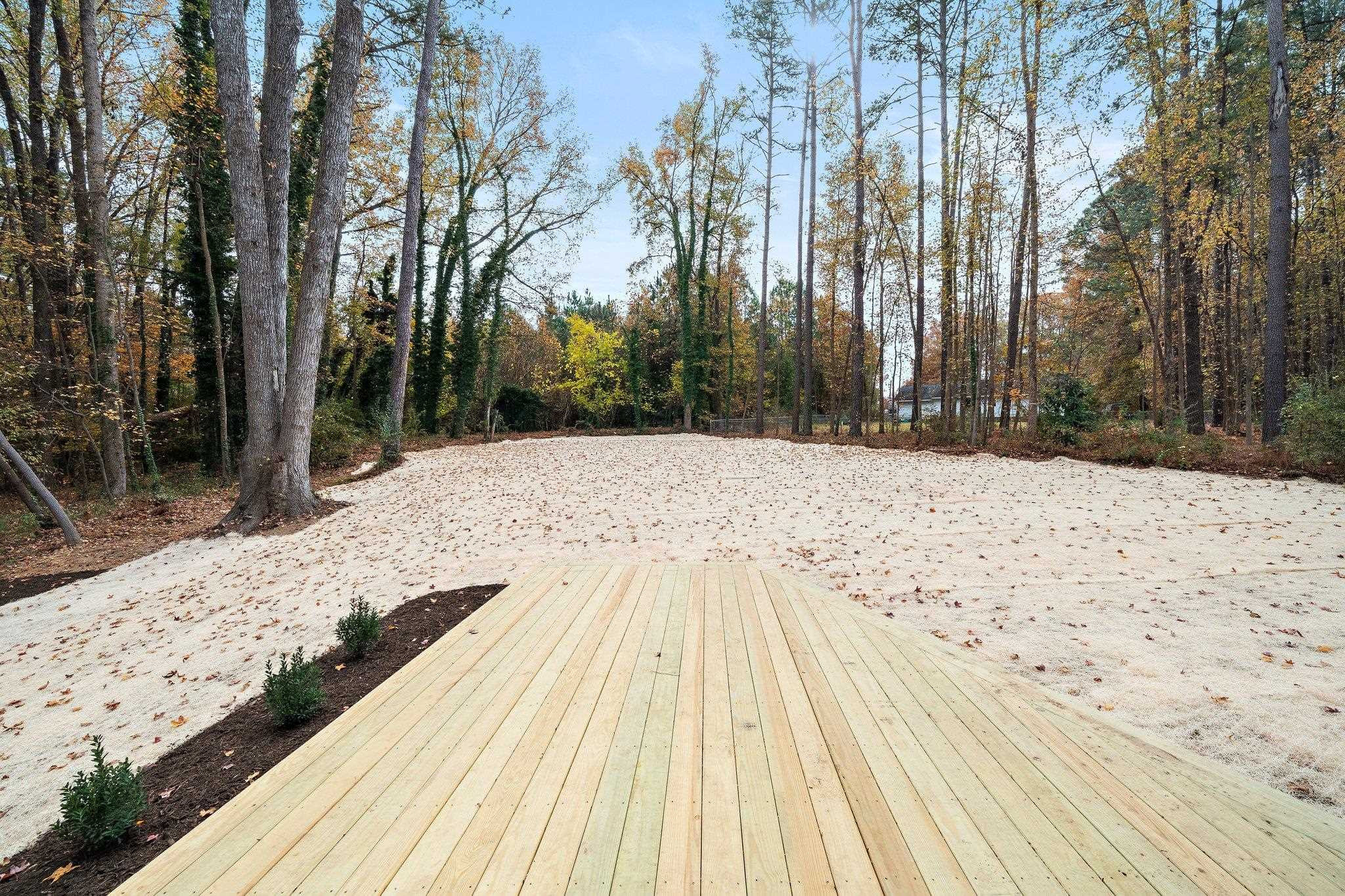 2300 Kilburn Road Raleigh, NC 27604 - Photo 33 of 42 a view of wooden fence and trees