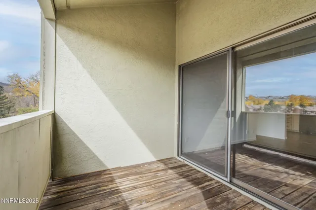 a view of ocean from a balcony