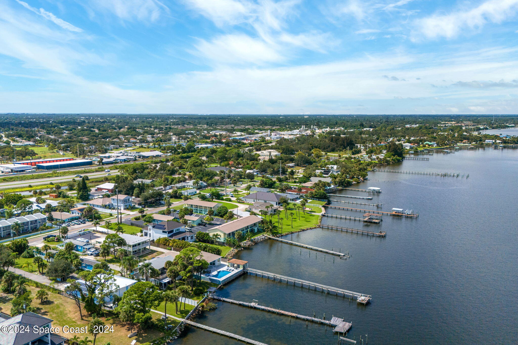 2189 Pineapple Avenue, Unit C Melbourne, FL 32935 - Photo 45 of 67 an aerial view of a city