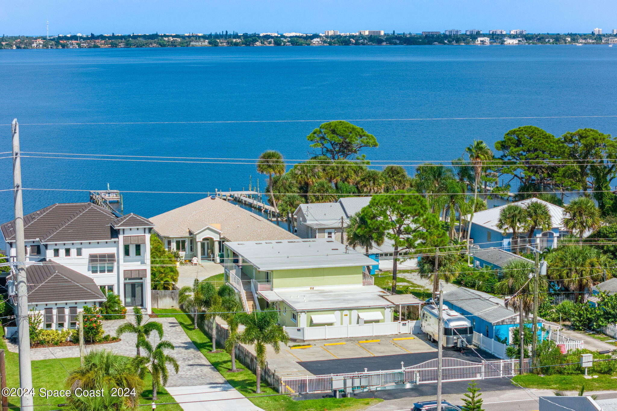 2189 Pineapple Avenue, Unit C Melbourne, FL 32935 - Photo 50 of 67 a view of a city with an ocean view