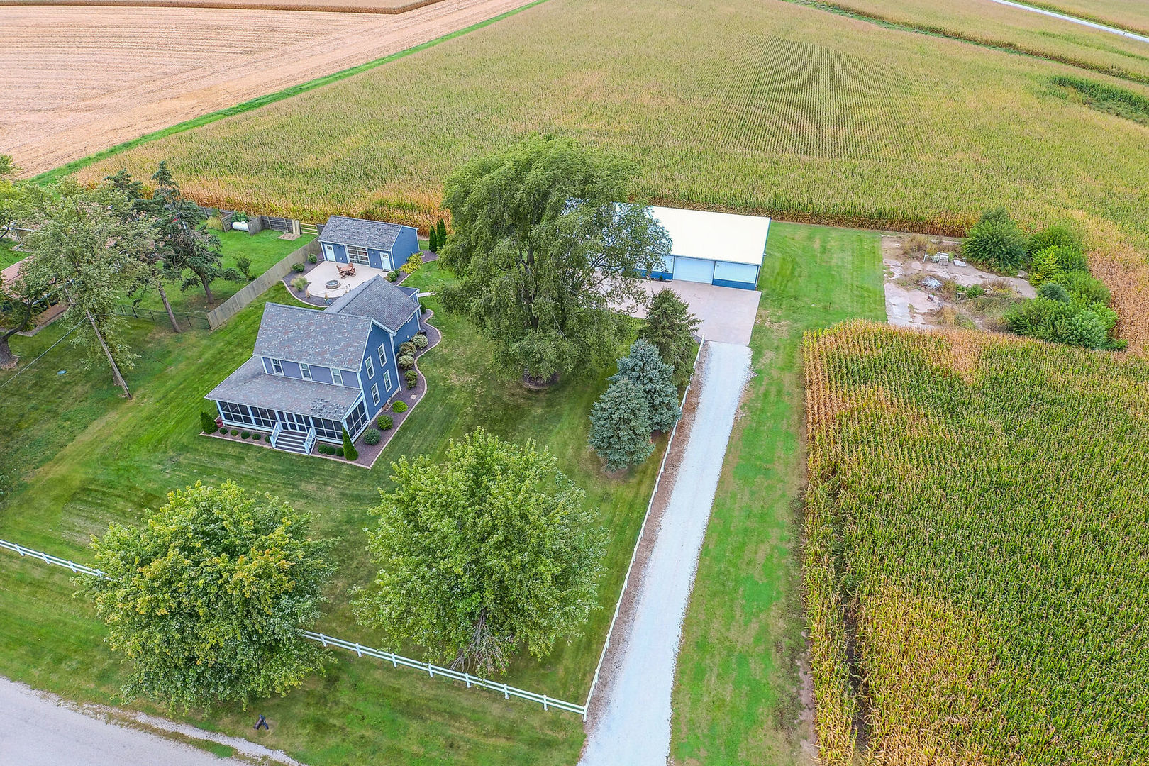 5511 North Martin Road Champaign, IL 61822 - Photo 54 of 59 a aerial view of a house