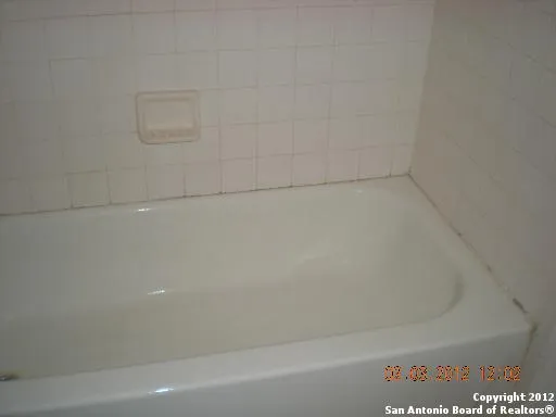 a close up of a bathtub