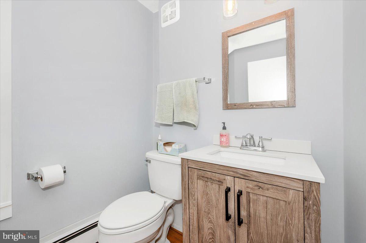 30 Tillie Town Road Biglerville, PA 17307 - Photo 15 of 44 a bathroom with a sink a toilet and mirror