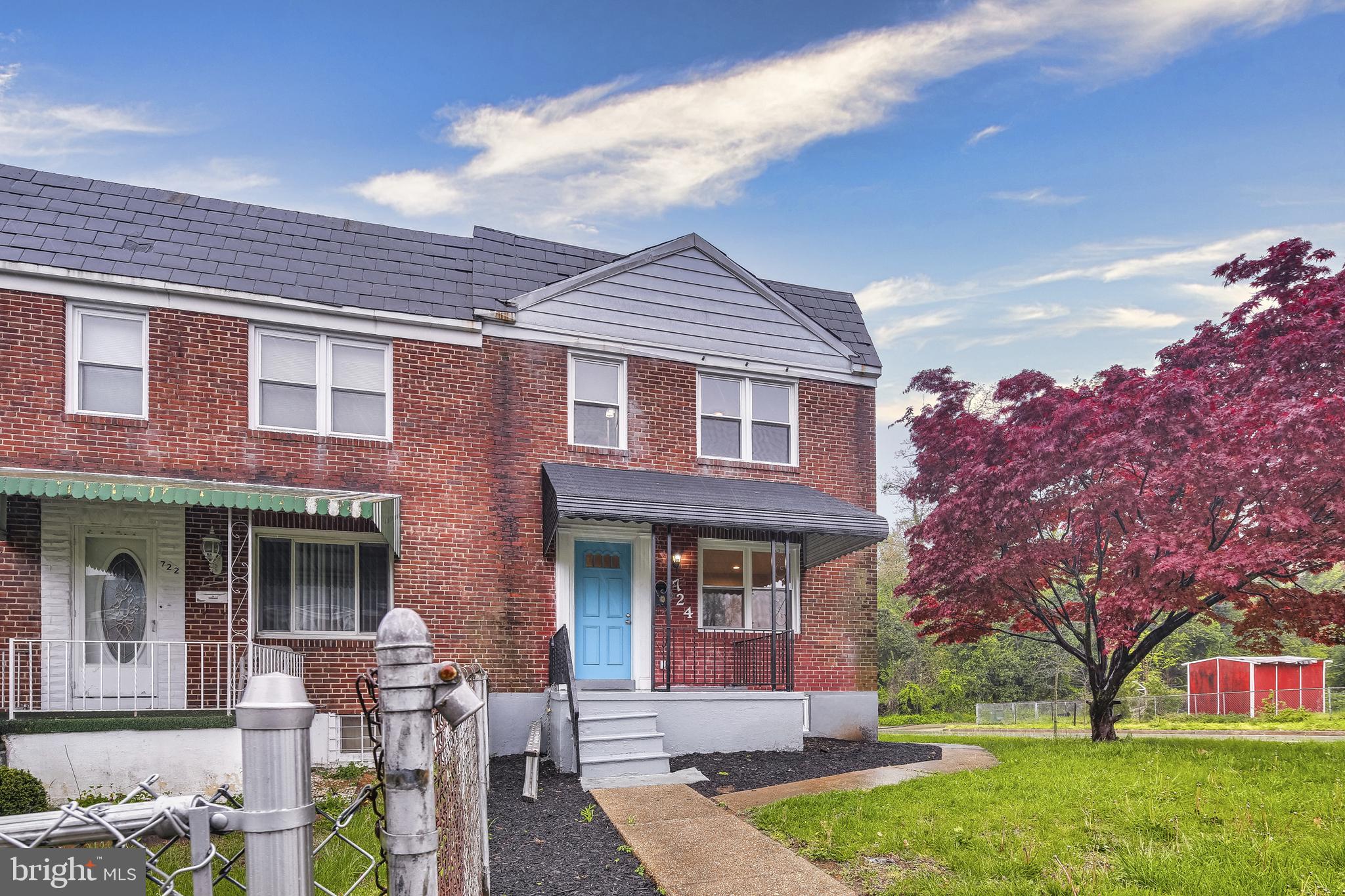 724 Wicklow Road Baltimore, MD 21229 - Photo 23 of 28 Front View Corner Lot