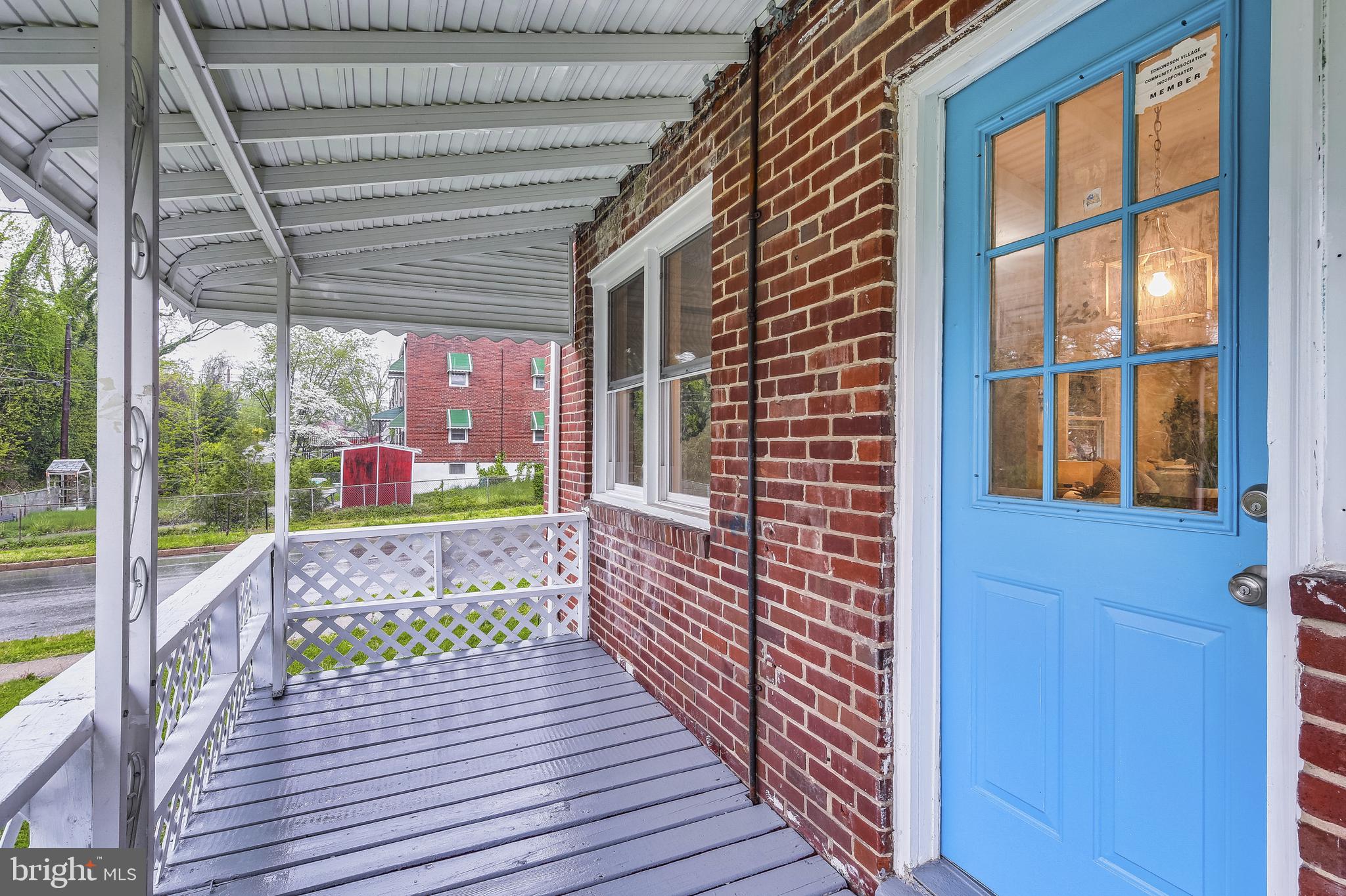 724 Wicklow Road Baltimore, MD 21229 - Photo 25 of 28 Covered Front Concrete Porch