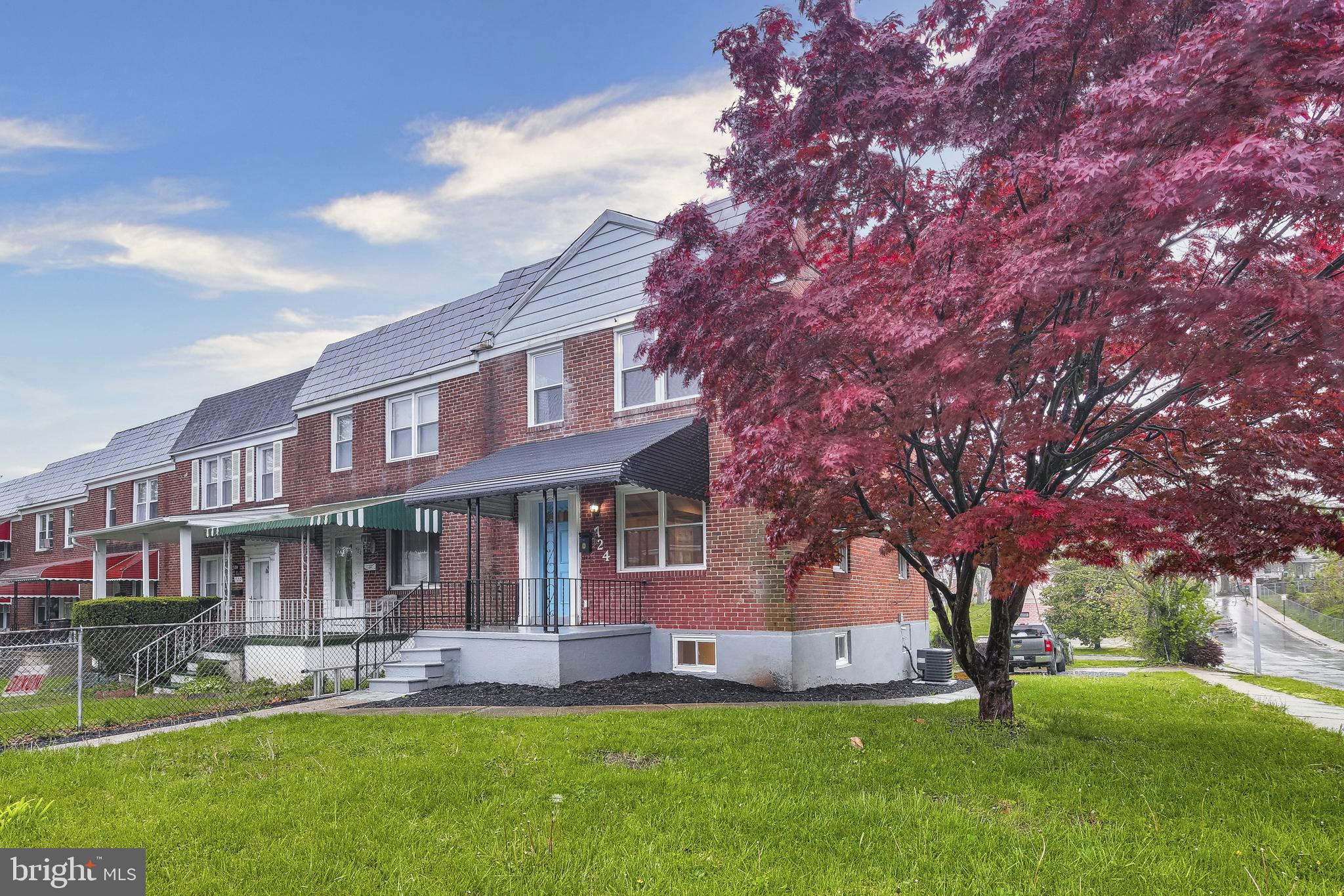 724 Wicklow Road Baltimore, MD 21229 - Photo 27 of 28 Front View With Japanese Maple