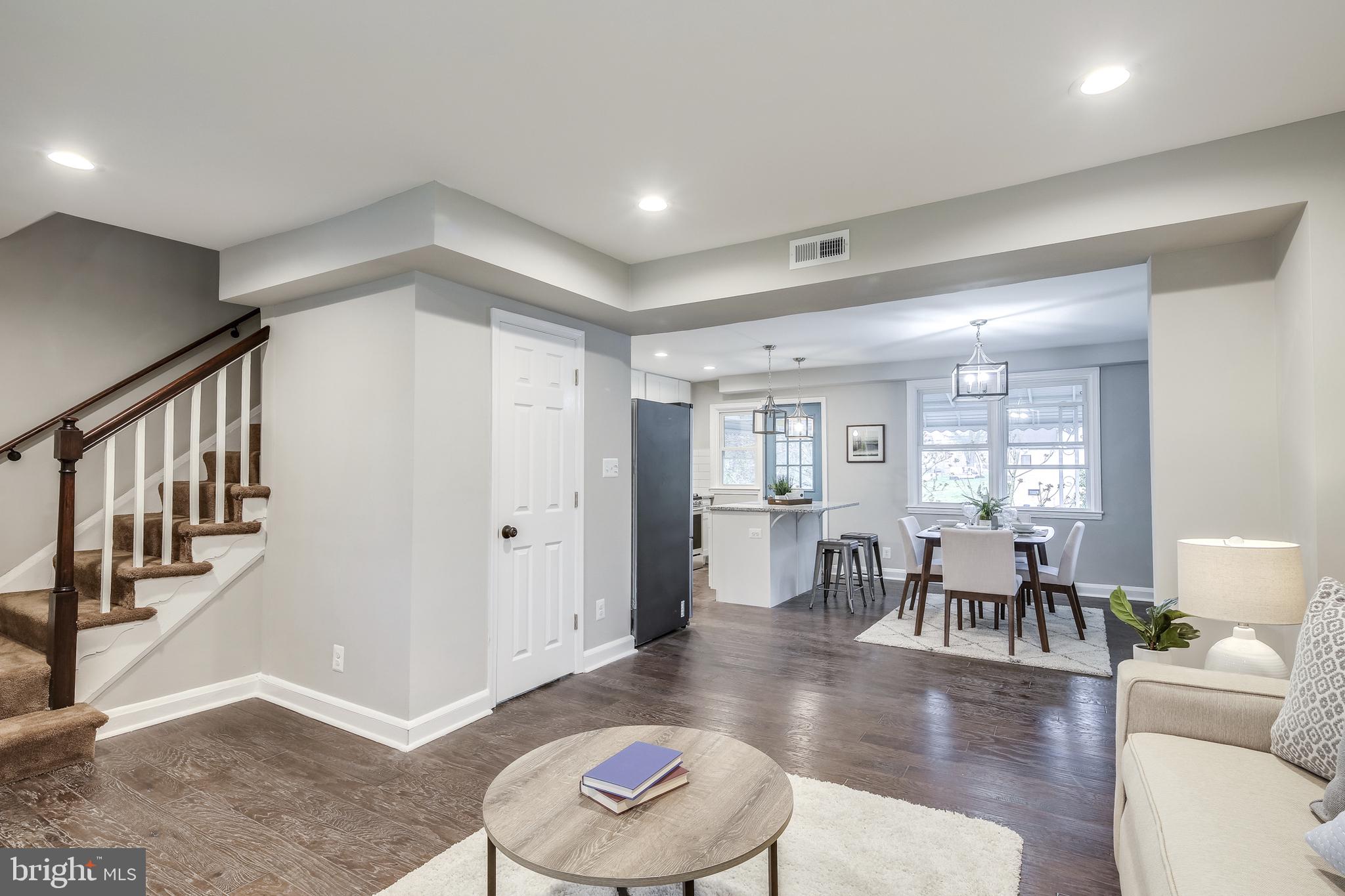 724 Wicklow Road Baltimore, MD 21229 - Photo 4 of 28 Living Room Open Floor Plan