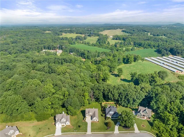 a view of a field with clear sky
