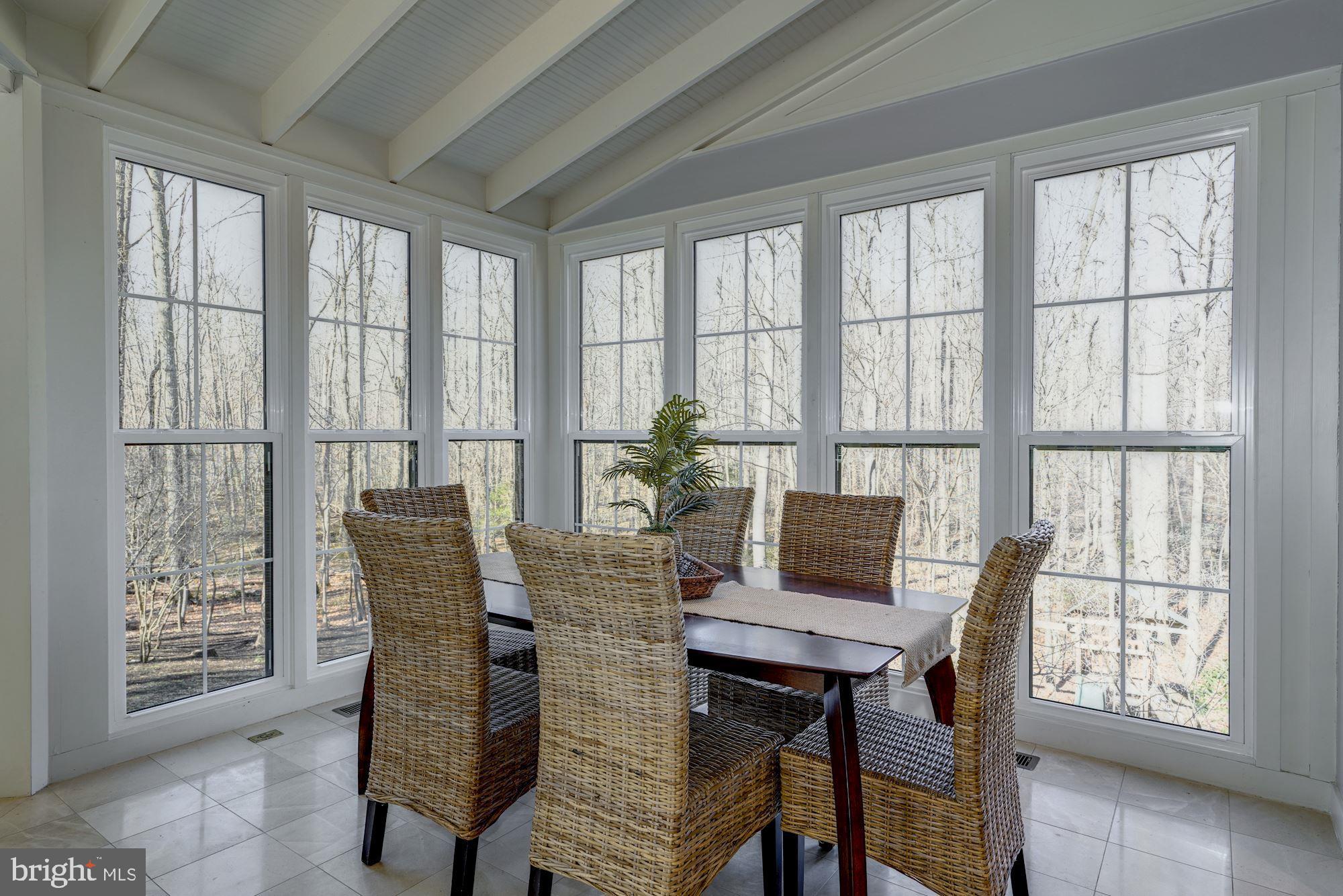 2008 Roundhouse Road Vienna, VA 22181 - Photo 23 of 71 Kitchen dining area surrounded by nature