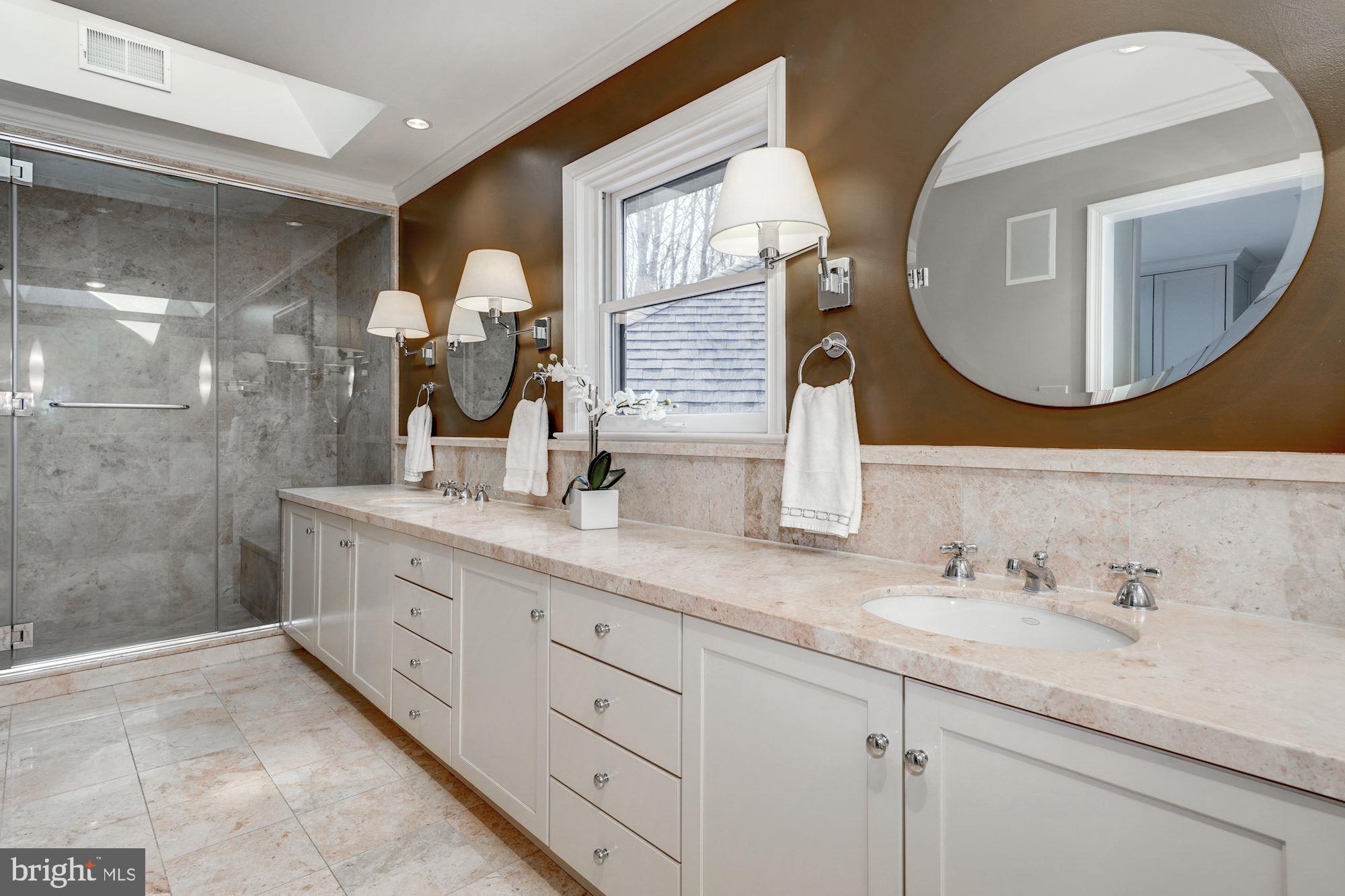 2008 Roundhouse Road Vienna, VA 22181 - Photo 44 of 71 Master bath features dual sink granite vanity