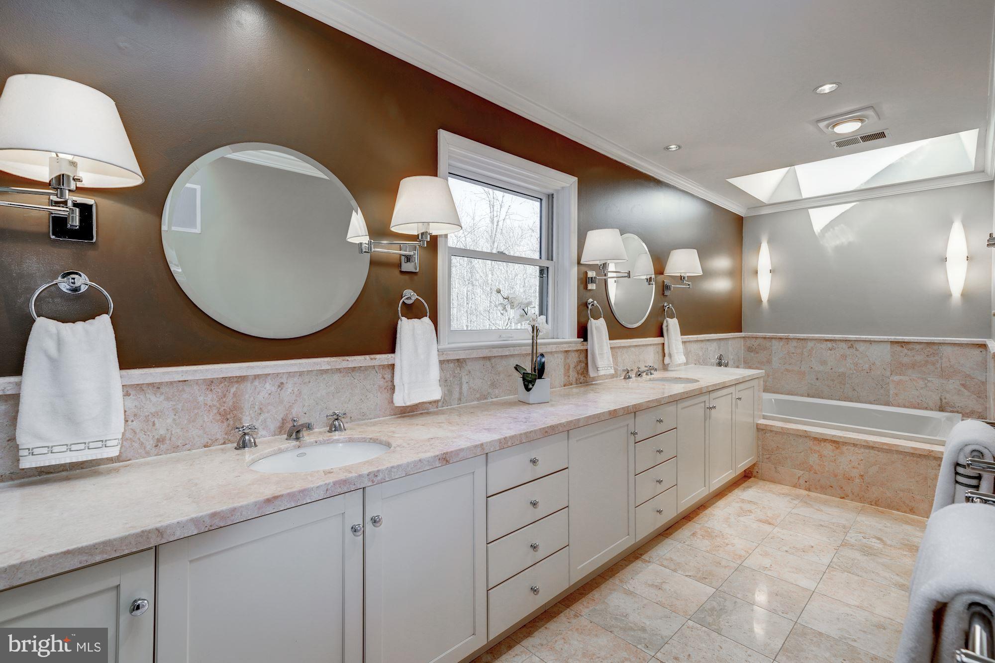 2008 Roundhouse Road Vienna, VA 22181 - Photo 46 of 71 Light filled master bath w/ water closet