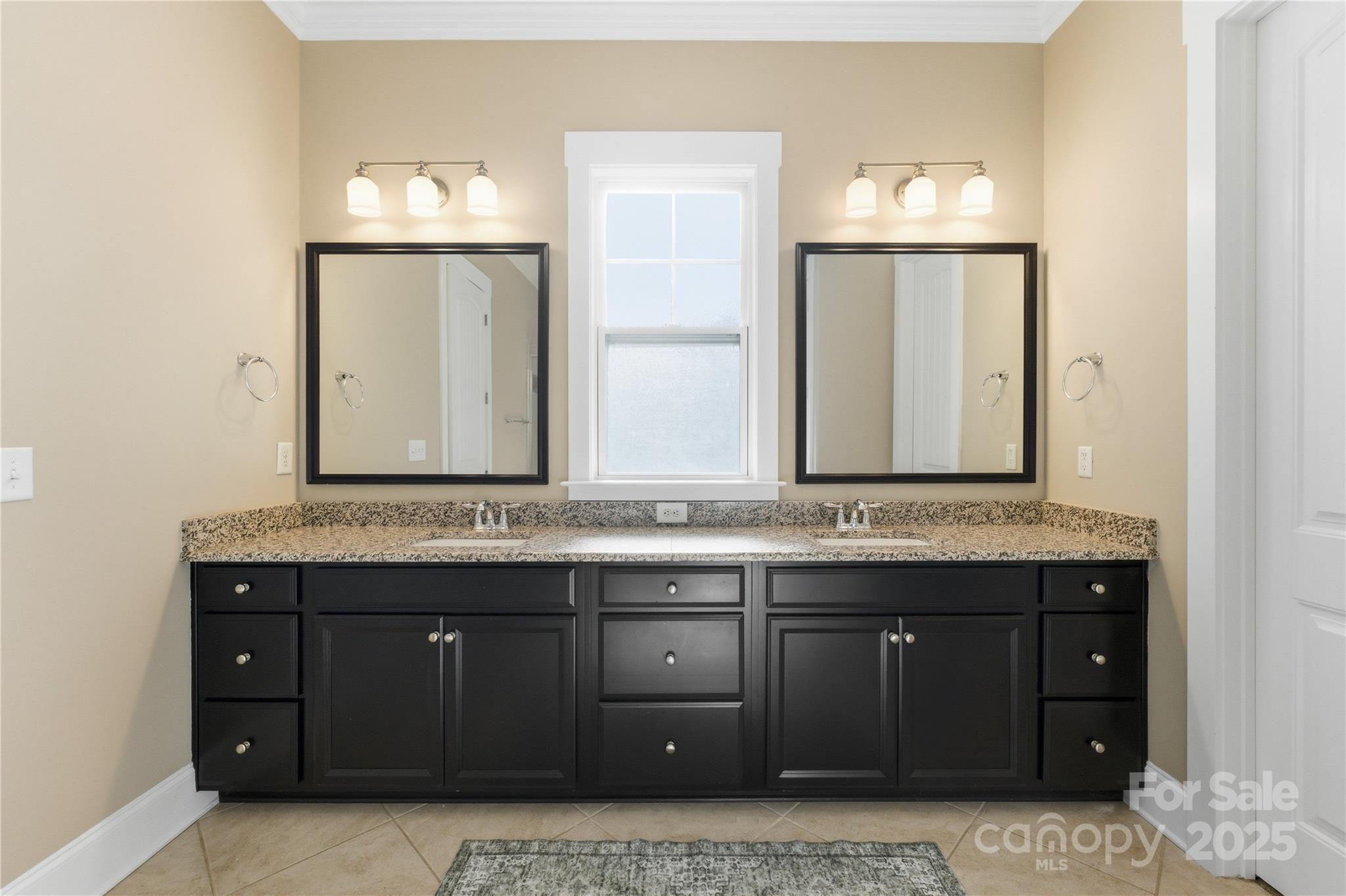 743 Bluff Loop Road Rock Hill, SC 29730 - Photo 15 of 37 a bathroom with double sink and a mirror