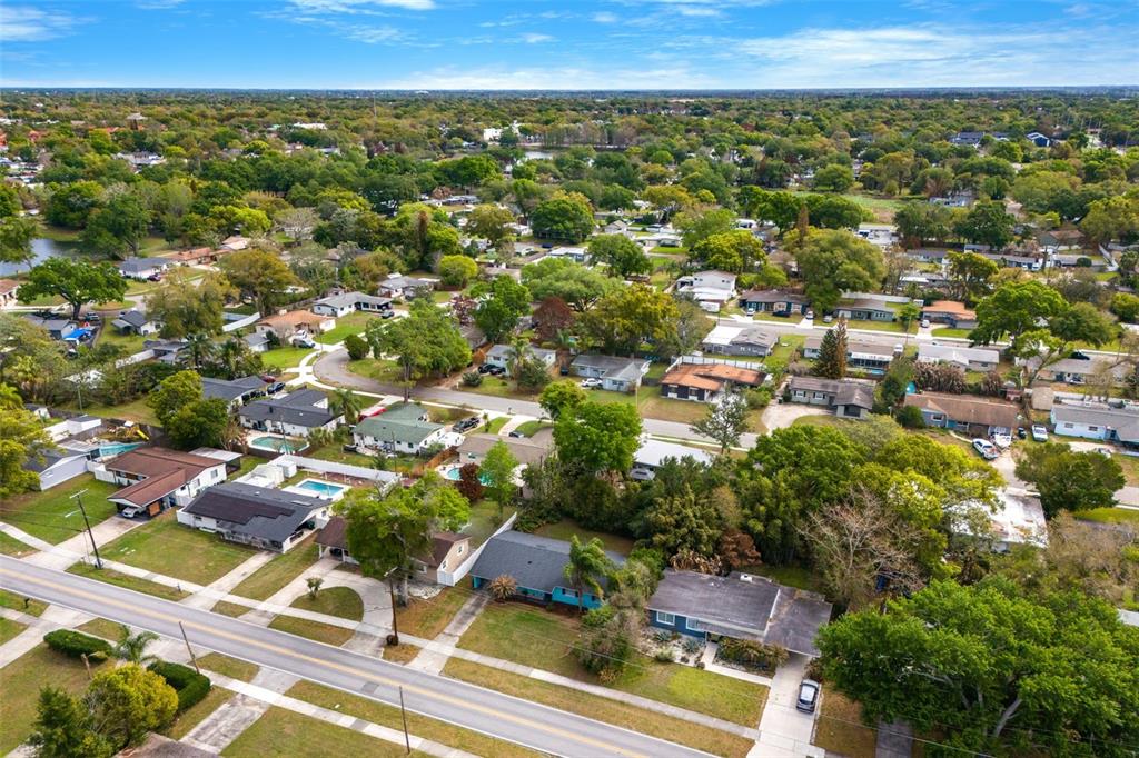 2923 Conway Gardens Road Orlando, FL 32806 - Photo 8 of 28 an aerial view of residential houses with city view