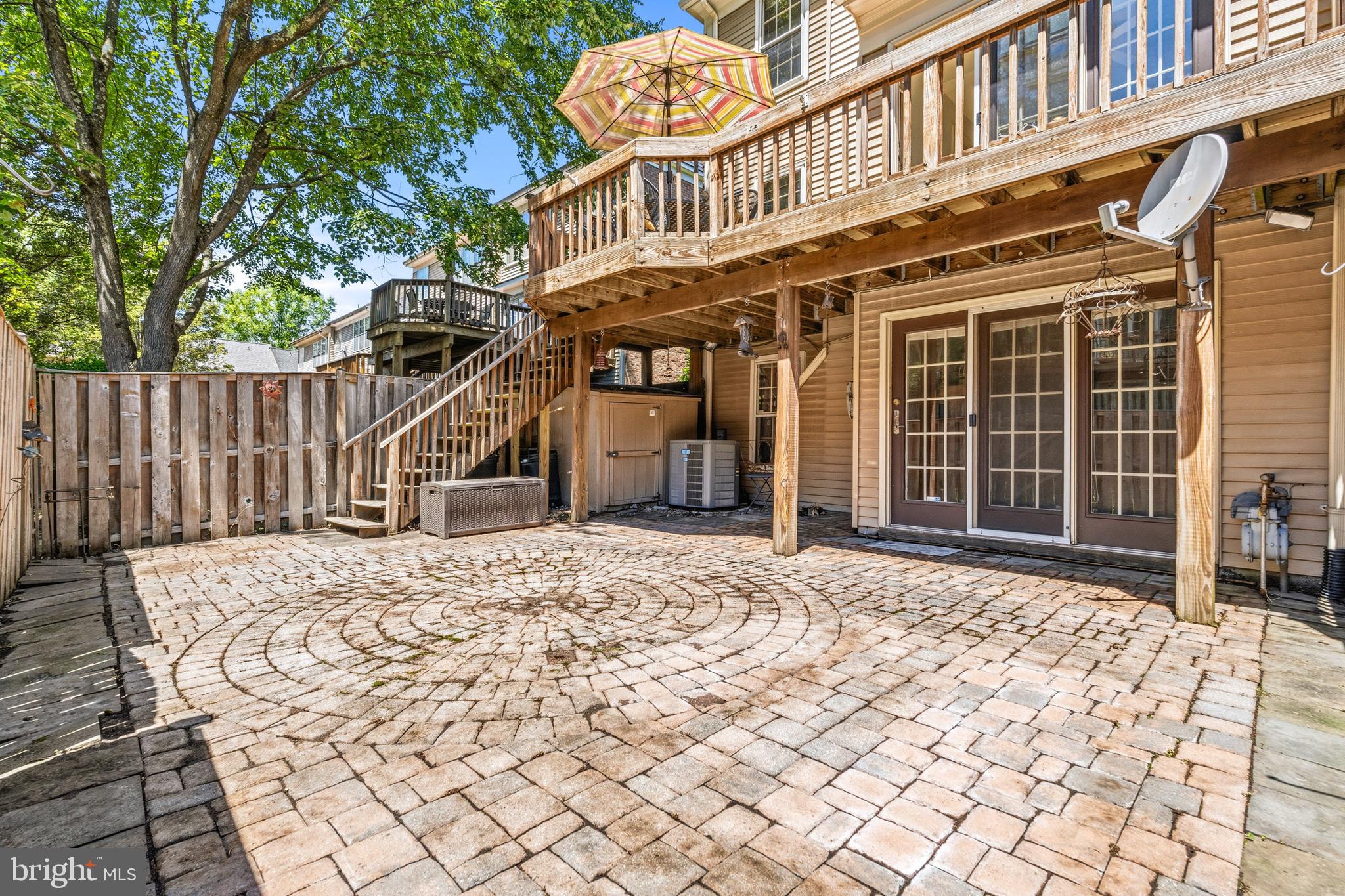 6518 Milva Lane Springfield, VA 22150 - Photo 51 of 55 Large patio with room for dining and lounging