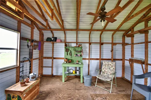 a view of outdoor space with seating area