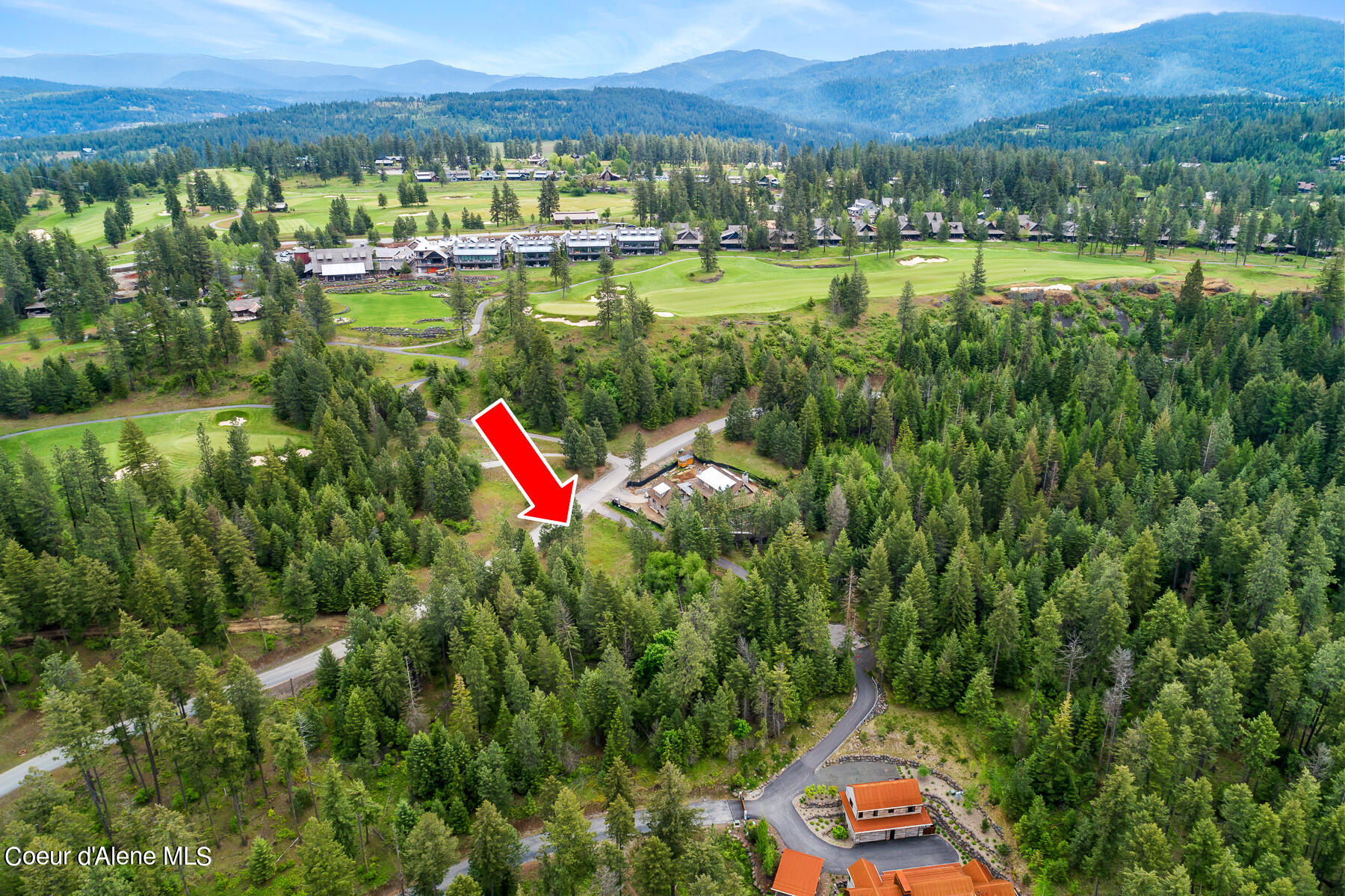 6557 South Buckrail Road Harrison, ID 83833 - Photo 16 of 16 Aerial_Lot94-8_Arrow