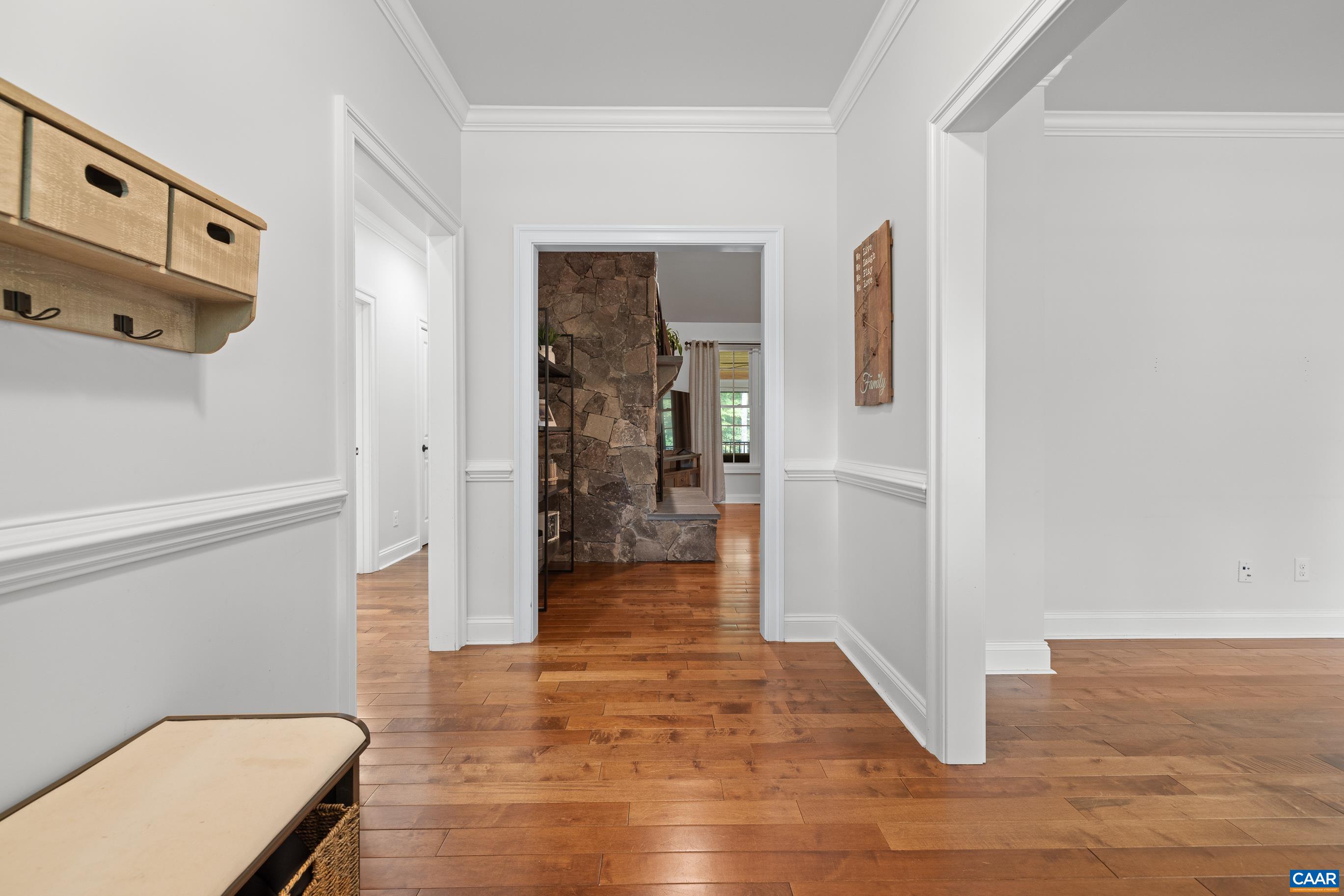 7325 3 Notch Road Louisa, VA 23093 - Photo 13 of 65 a view of hallway with furniture and wooden floor