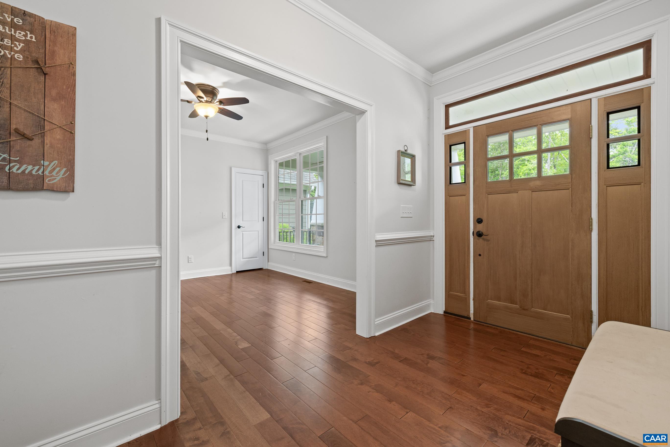 7325 3 Notch Road Louisa, VA 23093 - Photo 14 of 65 wooden floor in an empty room with a window