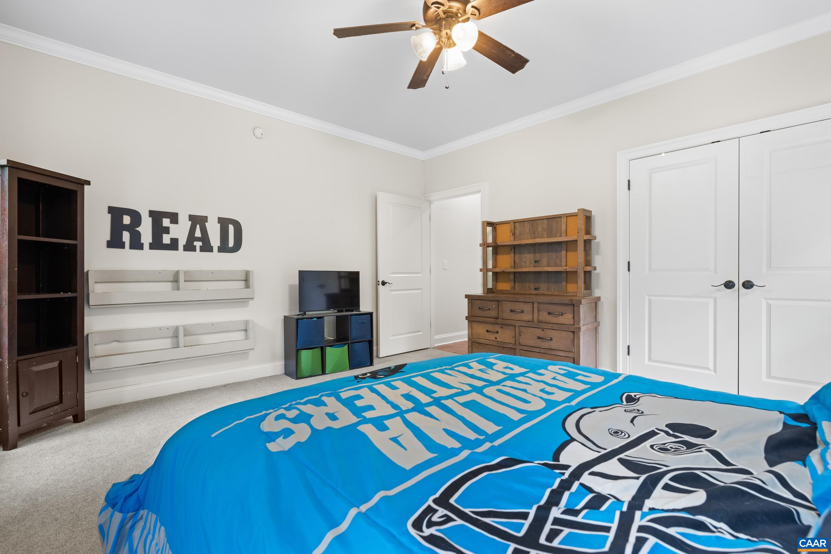 7325 3 Notch Road Louisa, VA 23093 - Photo 41 of 65 a bedroom with a bed and a closet