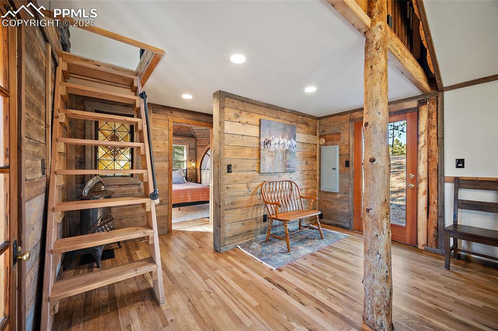 11855 Grandin Point Elbert, CO 80106 - Photo 24 of 42 a view of a livingroom with furniture and wooden floor