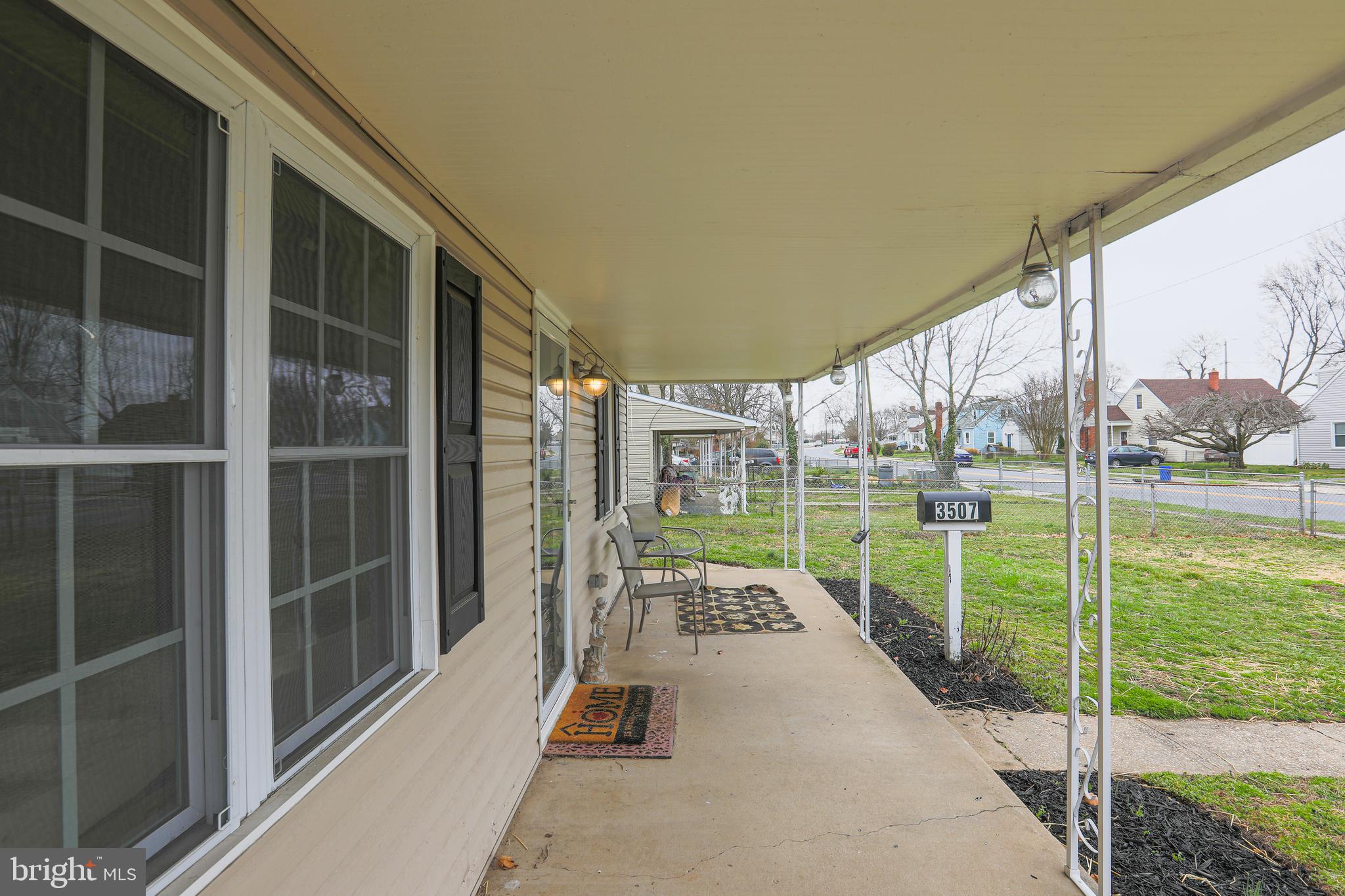 3507 Sollers Point Road Dundalk, MD 21222 - Photo 4 of 44 Covered concerte front porch