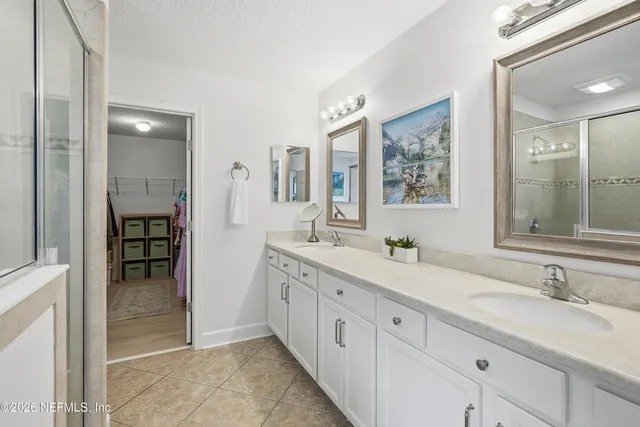 a view of a swimming pool with an outdoor space and seating area