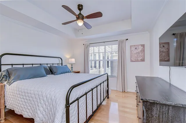 a view of a balcony with wooden fence