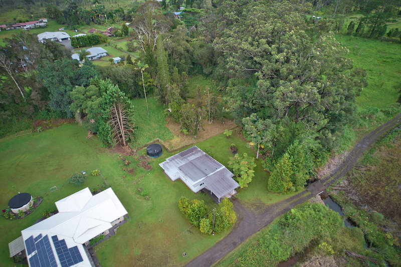73 Canney Road Mountain View, HI 96771 - Photo 28 of 30 an aerial view of a house with outdoor space and street view