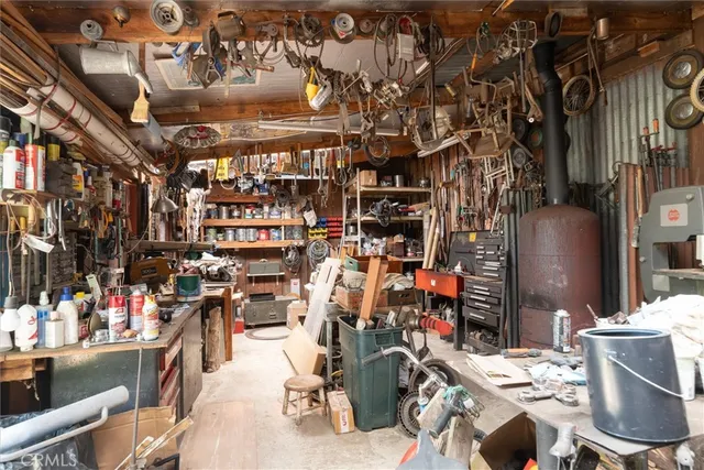 a view of a grassy area with an trees