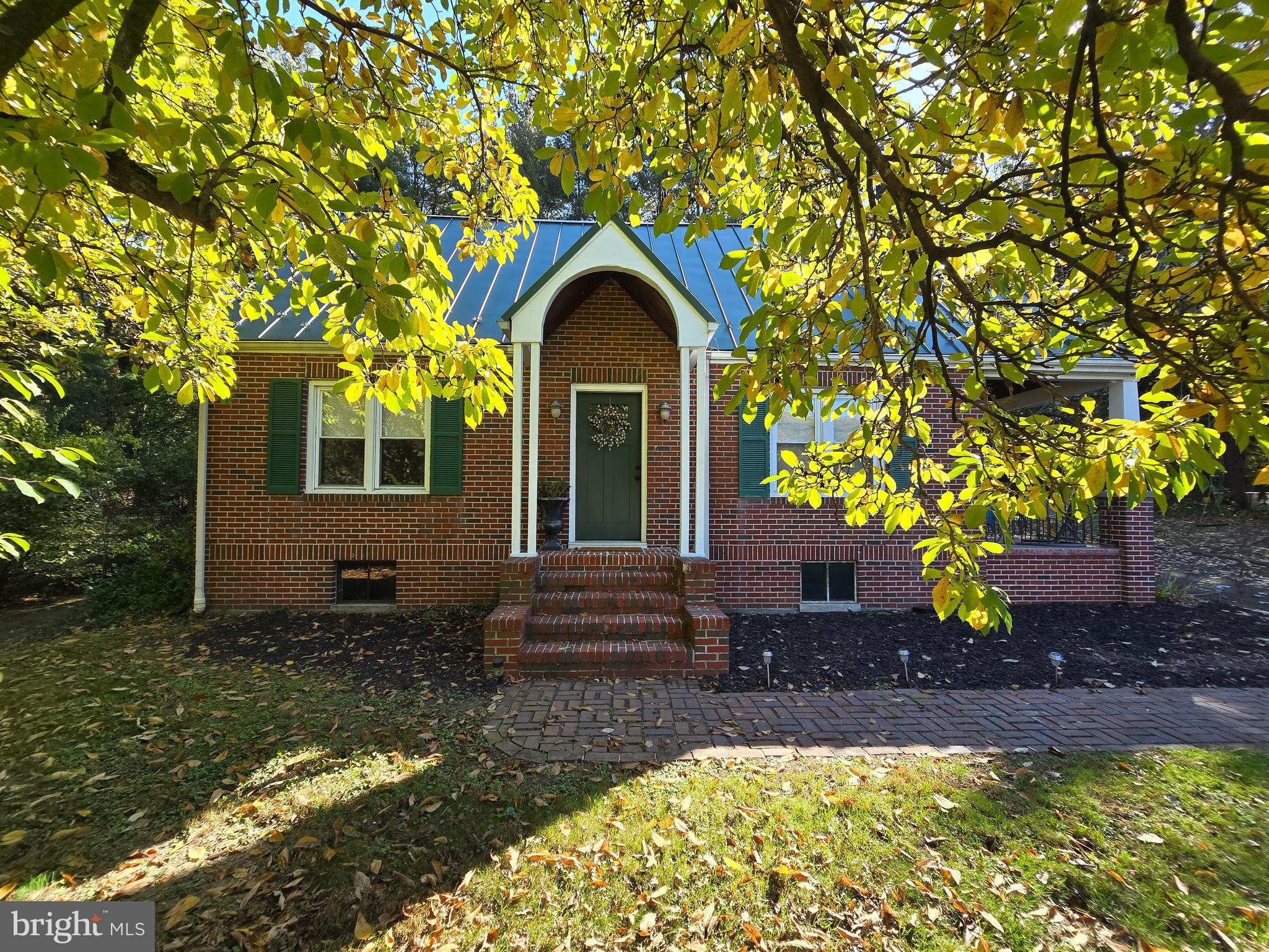 Front porch and walkway
