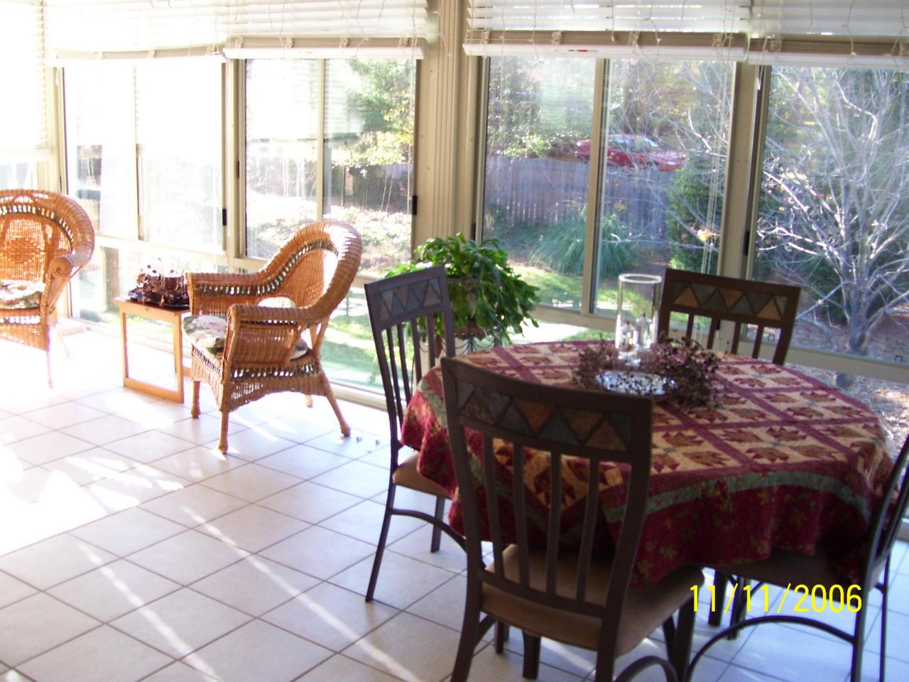 3559 Brymoor Road Southwest Roanoke, VA 24018 - Photo 3 of 7 Sunroom with deck