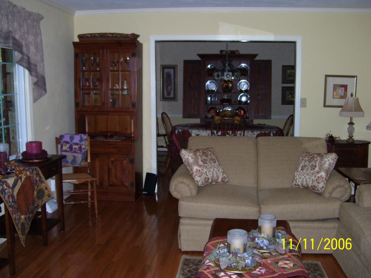 3559 Brymoor Road Southwest Roanoke, VA 24018 - Photo 6 of 7 Living room into dining room