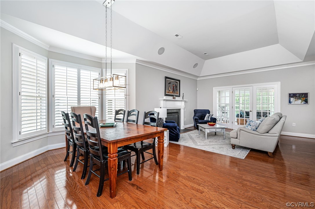 5080 Park Commons Loop Glen Allen, VA 23059 - Photo 7 of 41 a view of a dining room with furniture window and wooden floor