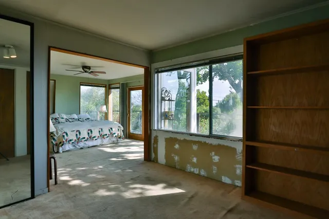 a view of a storage room