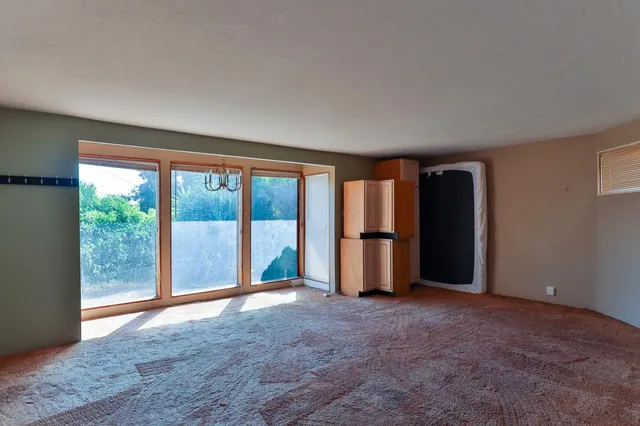 an aerial view of house with outdoor space