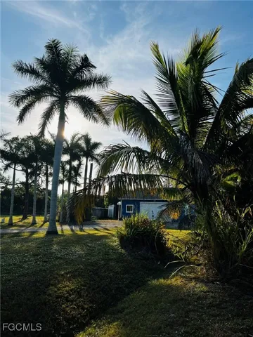 a view of a lake with a beach