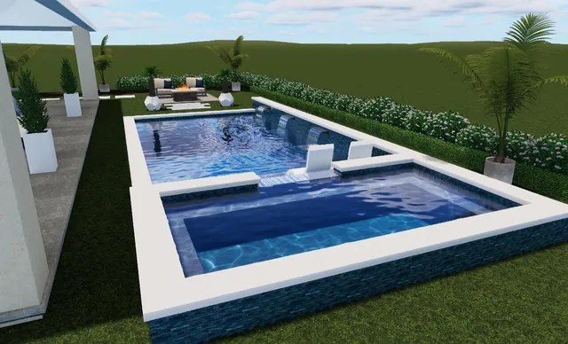 a view of sitting area in the backyard of a house