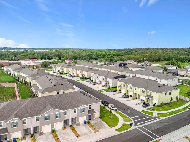 a view of a city from a terrace