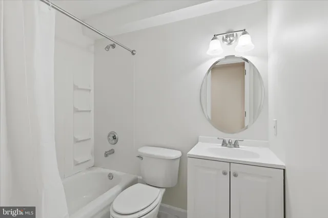 a view of a backyard with a large tree