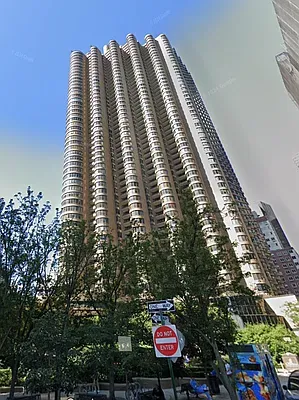 a view of a large building