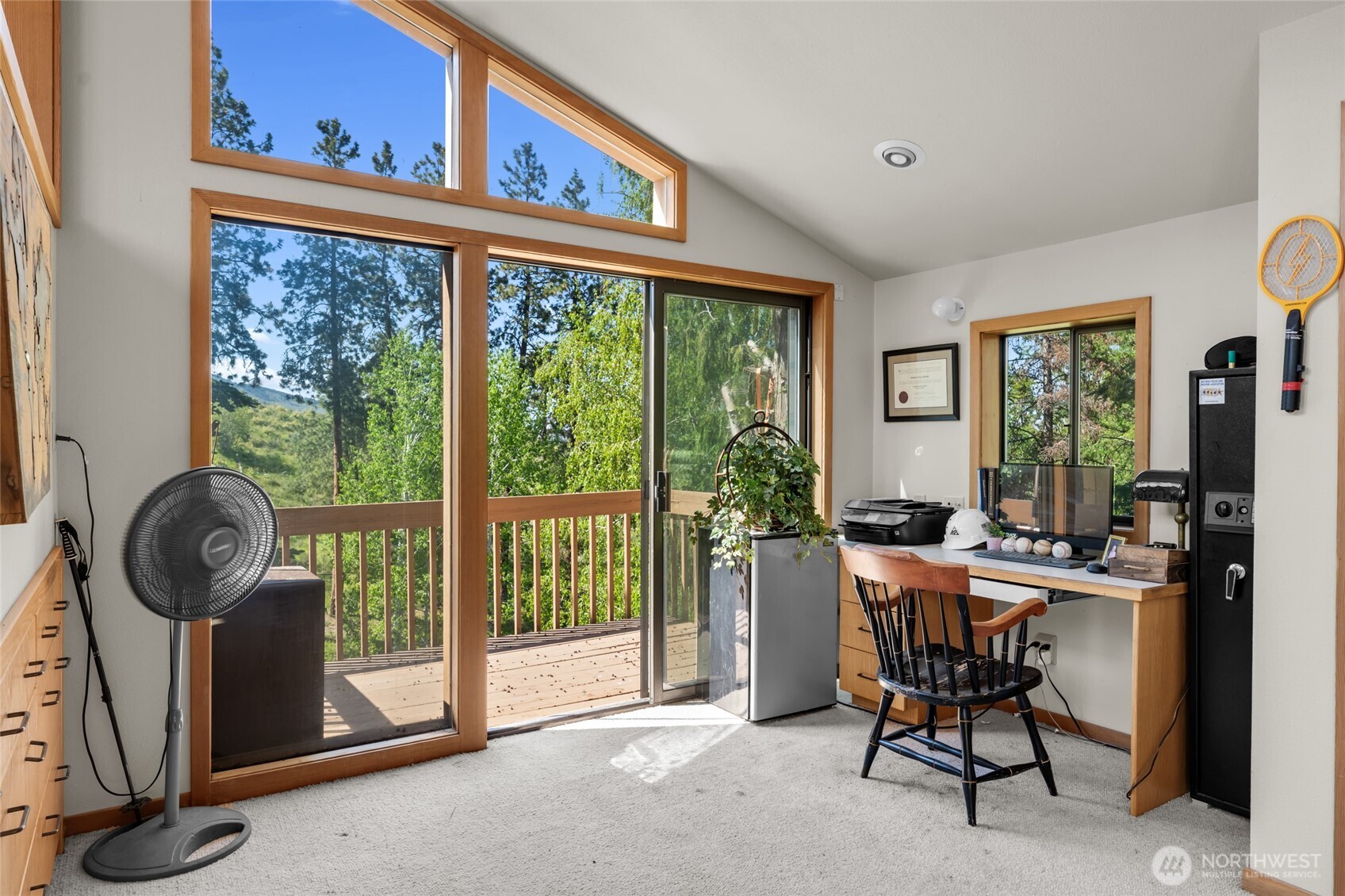 712 Moonlit Lane Wenatchee, WA 98801 - Photo 10 of 29 a view of a workspace with furniture and a window