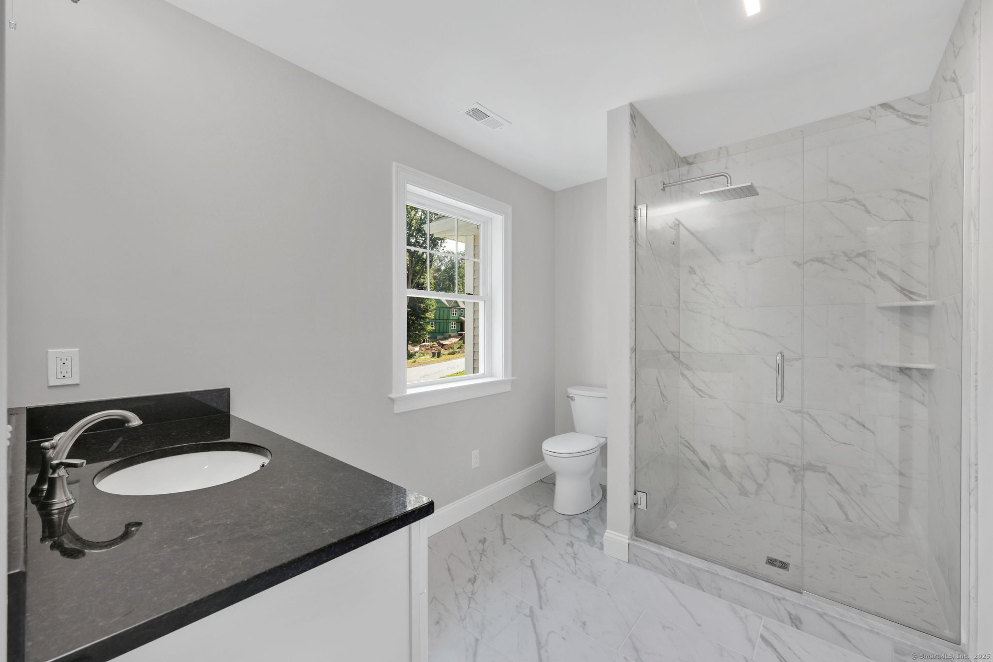 43 Wyllys Farm Road Storrs Mansfield, CT 06268 - Photo 30 of 40 a bathroom with a sink toilet and shower