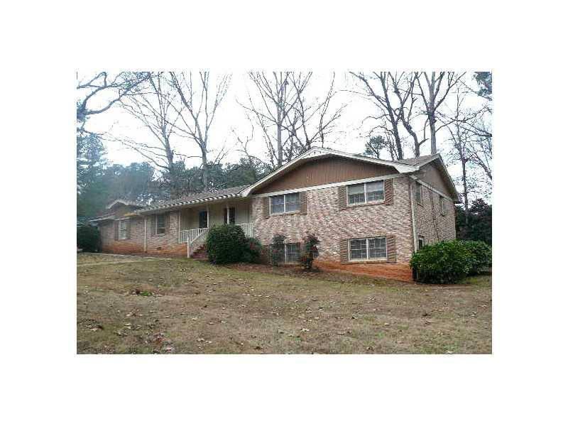 4018 Sue Lane Decatur, GA 30035 - Photo 1 of 1 Exterior Front. Brick ranch with partial basement
