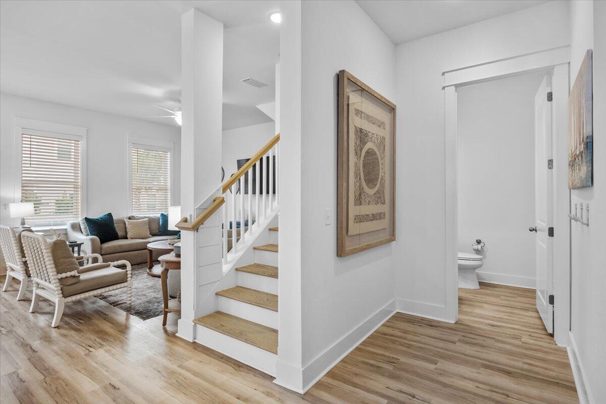 12 Caba Cove Santa Rosa Beach, FL 32459 - Photo 14 of 37 a view of entryway and hall with wooden floor